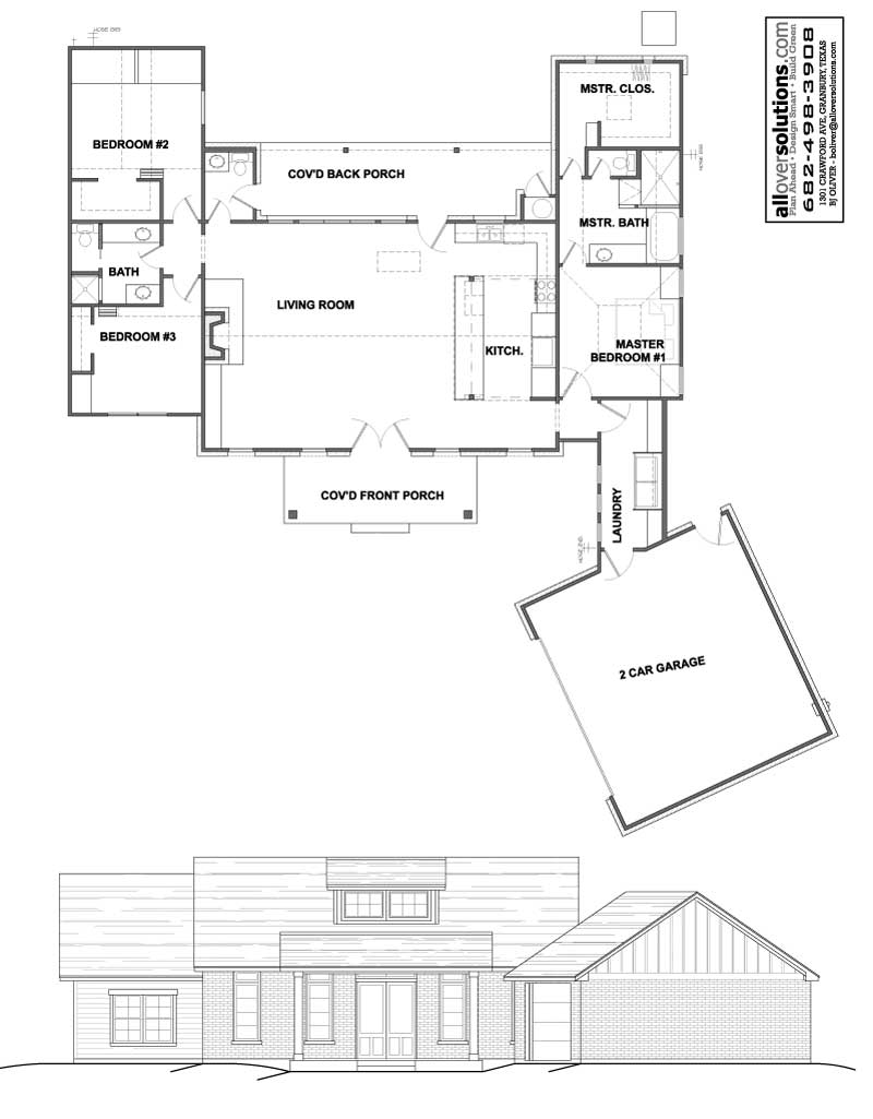 Industrial Farmhouse Floor Plan